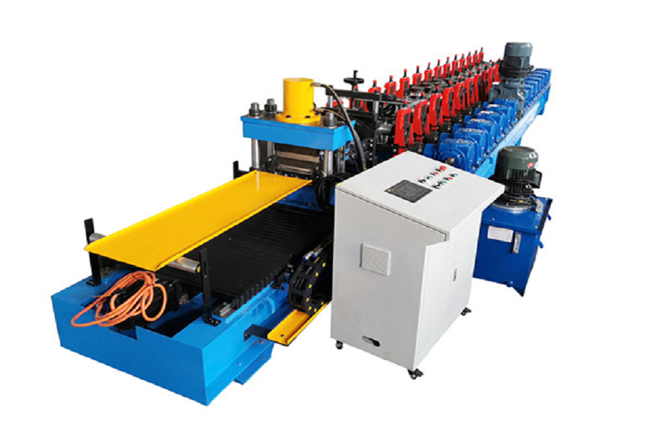 Cable tray ladder edge forming machine